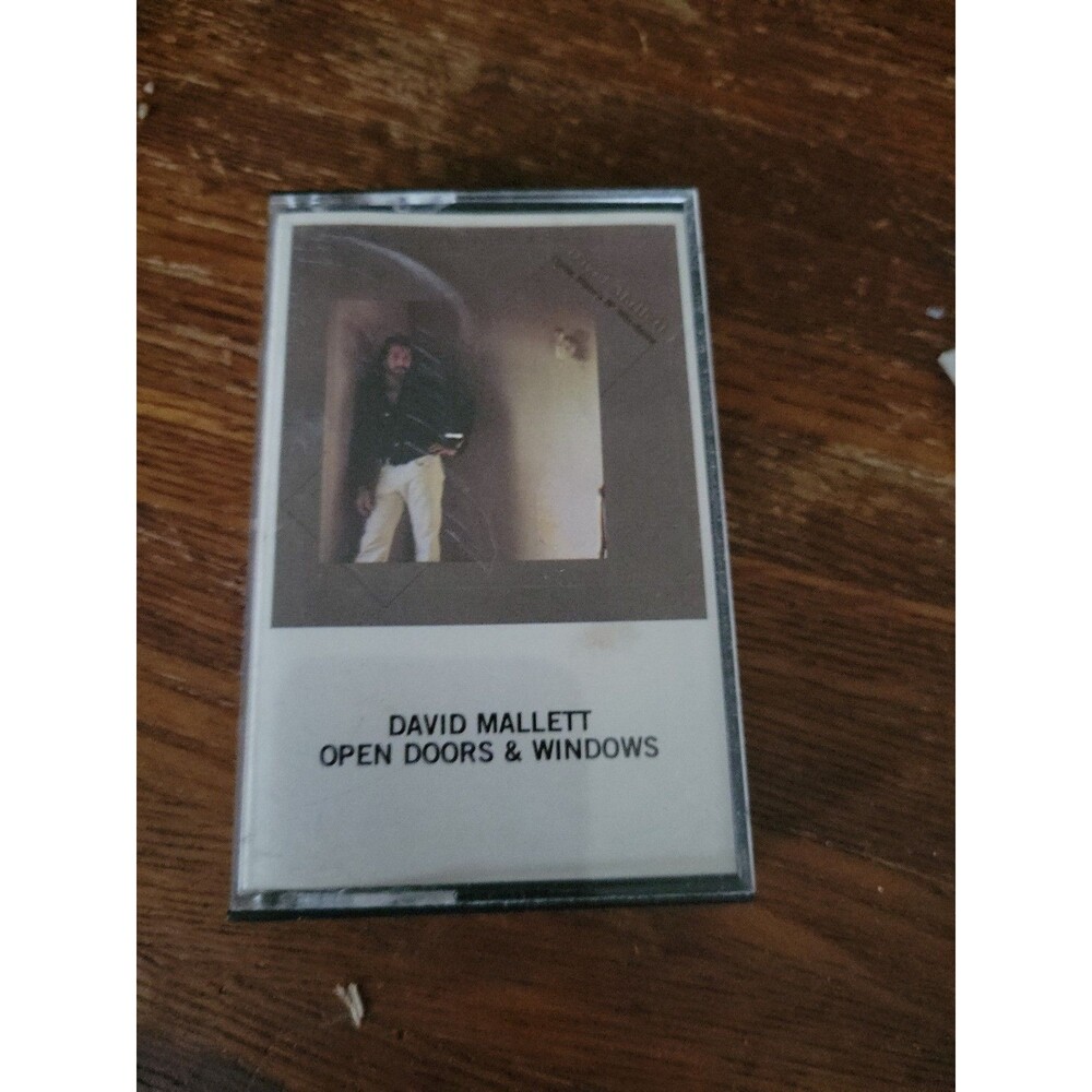 David Mallett Open Doors & Windows Cassette Tape 1983 Flying Fish